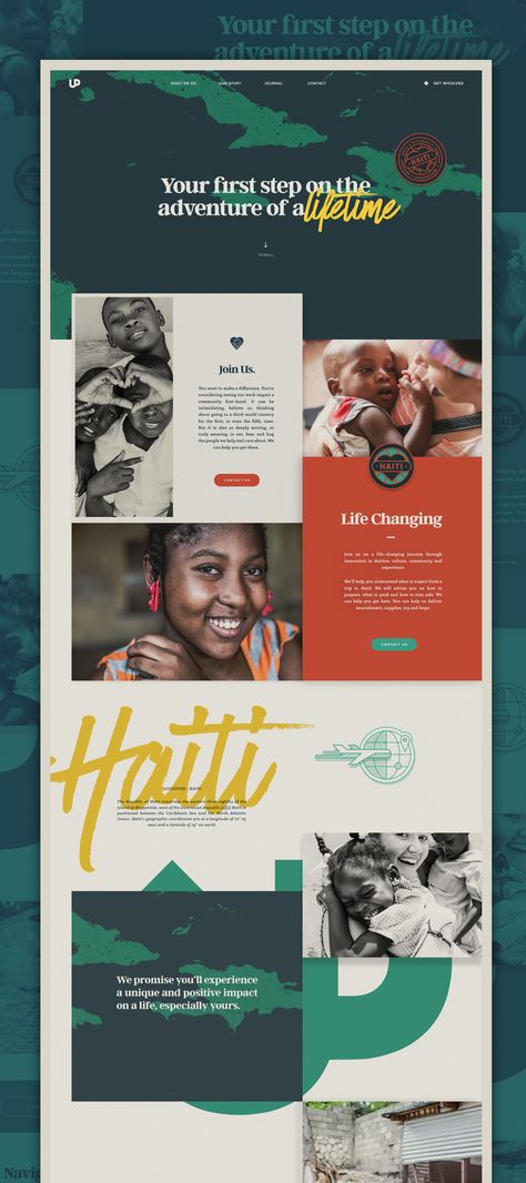 Cultural Website Design, Non Profit Email Design, Location Website Design, Web Design 3.0, Community Website Design, Trip Website, Bold Website Design, Collage Website, Nonprofit Website Design