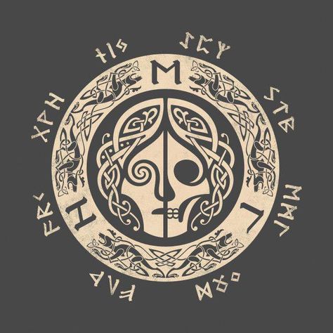 Check out this awesome 'HEL' design on @TeePublic! #tattooideas Rune Vichinghe, Hel Goddess, Simbols Tattoo, Norse Mythology Tattoo, Norse Design, Rune Tattoo, Marquesan Tattoos, Norse Goddess, Samoan Tattoo