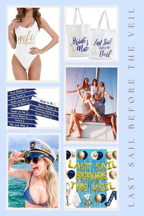 Sailing Bachelorette Party, Boat Bachelorette Party, Sail Before The Veil Bachelorette, Cruise Bachelorette Party, Dream Garden Wedding, Cruise Rooms, Last Sail Before The Veil, Nautical Bachelorette Party, Nautical Bachelorette