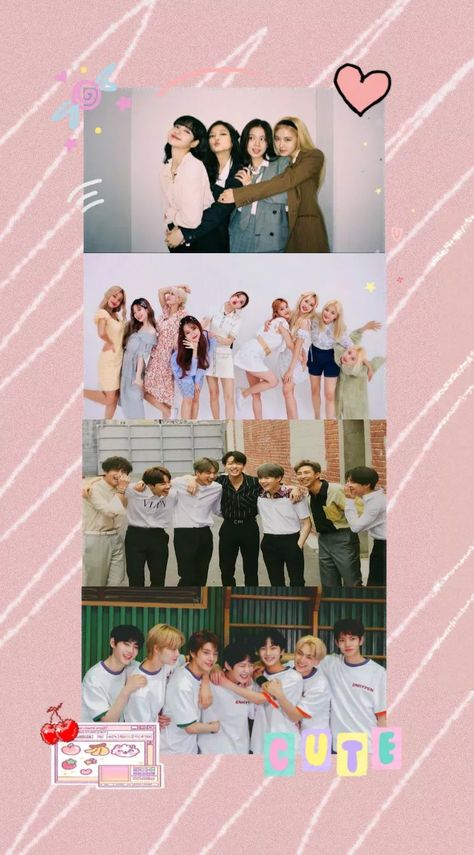 Blackpink And Enhypen, Bts And Enhypen, Blackpink And Twice, Kpop Iphone Wallpaper, Enhypen Wallpaper, Bts Twice, Blackpink Twice, Iphone Black, Blackpink And Bts