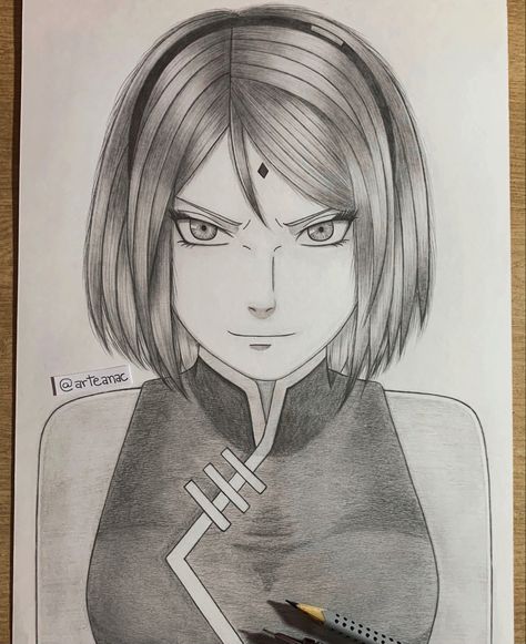 Sakura Pencil Drawing, Free Fire Character Sketch, Anime Sketch Naruto, Sakura Sketch, Sakura Drawing, Sketch Naruto, Naruto X Sakura, Sakura Fanart, Batman Drawing