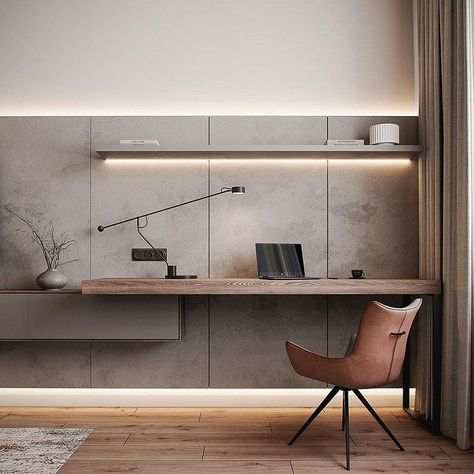 Zen Home Office, Bedroom Workspace, Study Table Designs, Study Room Design, Tv Panel, Desk Inspiration, Home Design Living Room, Desk Design, Office Interior Design