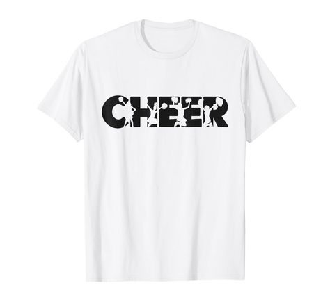 PRICES MAY VARY. This funny cheer cheerleading design reads cheer and is a great cheer cheerleader girls gift idea. Lightweight, Classic fit, Double-needle sleeve and bottom hem Cheerleader Girls, Girls Gift Idea, Cheer Tshirts, Cheerleader Girl, T Shirt Image, Girls Gift, Vintage Tshirts, Cheerleading, Branded T Shirts