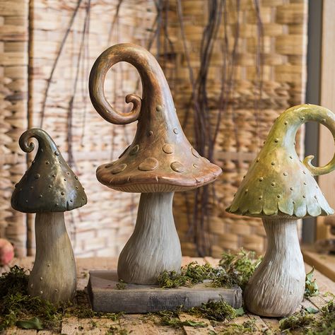 Mushroom Boy Resin Ornaments Fairy Tales Figurines Elf Gifts for Home Living Room Restaurant Office Pottery Mushrooms Handmade, Pottery Gnomes Ideas, Garden Clay Ideas, Mushroom Ceramics Ideas, Ceramic Mushrooms Pottery, Halloween Pottery Ideas, Nature Inspired Crafts, Pottery Mushrooms, Mushroom Pottery