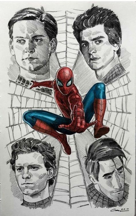 Hsc Art, Spider Man Art, Marvel Art Drawings, Avengers Drawings, Spiderman Drawing, Spiderman Art Sketch, Marvel Drawings, Digital Art Gallery, Marvel Fan Art