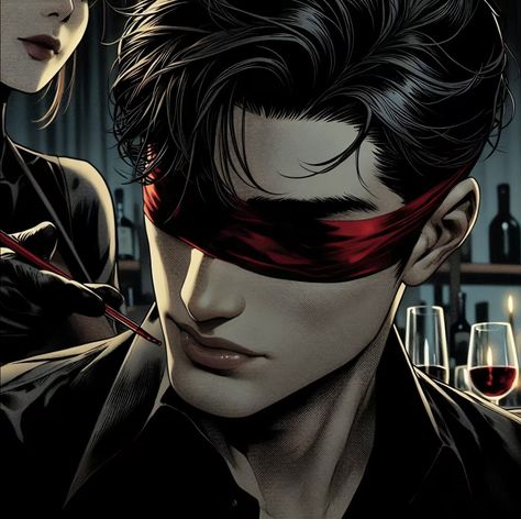 Blindfold Anime Guy, Punk Character Art, Punk Character, Doctor Drawing, Cartoon Character Tattoos, Drawing People Faces, Teen Wolf Stiles, Bad Boy Aesthetic, Hottest Anime Characters