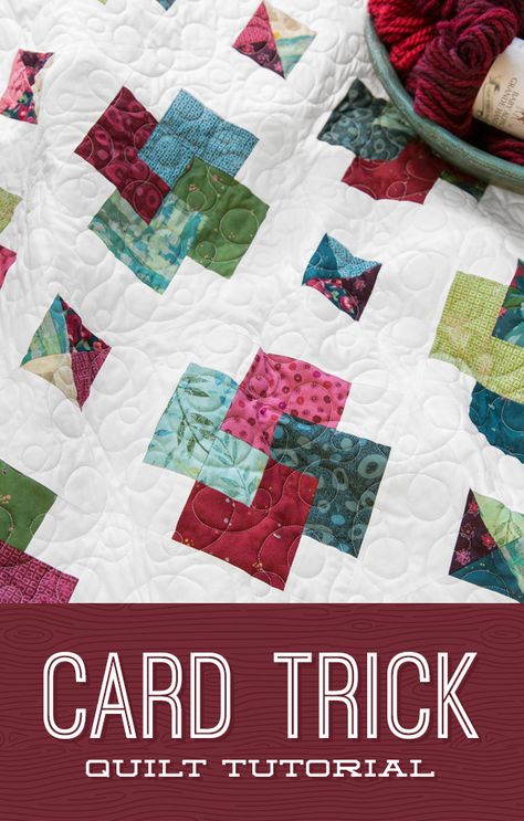 Card Trick Quilt Tutorial – Missouri Star Blog Card Trick Quilt Pattern Free Printable, Card Trick Quilt, Missouri Star Quilt Pattern, Msqc Tutorials, Missouri Quilt Tutorials, Missouri Quilt Company, Missouri Star Quilt Company Tutorials, Missouri Star Quilt Tutorials, Missouri Quilt