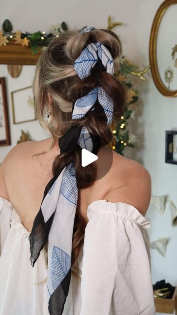 Camille Maurin on Instagram: "Easy scarf hairstyle tutorial 💖☀️💕✨ #maureen #hairstyle #scarf #easytutorial #prettybraids" Hair Scarf Ideas, Hairstyle Scarf, Scarf Braid, Hair Scarf Tutorial, Scarf Ideas, Pretty Braids, Braided Scarf, Scarf Tutorial, Unique Hair