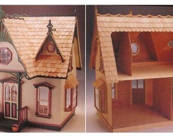 Remote Controller Tv Dvd Vcr Storage Box Free Cdr Vectors Art For Free 9BD Wood Dollhouse, Victorian Cottage, Dolls Houses, Dollhouse Kits, Up House, Wooden Dollhouse, Miniature Crafts, Miniature House, Fairy Houses