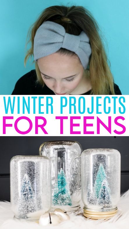 Winter is the perfect time to do some crafting! We are often looking for indoor things to and what could be better than creating some fun crafts for ourselves or to give as gifts? We have rounded up some of our favorite winter projects for teens Diy Winter Hat, Cardboard Gingerbread House, Snow Crafts, Christmas Gifts For Teenagers, Diy Recycled Projects, Winter Projects, Cool Gifts For Teens, Beginner Crafts, Snow Flakes Diy