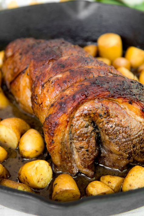 OVEN ROASTED VEAL BREAST "ALLA FORNARA" Recipe & History Veal Breast Recipes, Veal Roast Recipes Ovens, Roast Veal Recipe, Veal Dishes, Veal Roast, Beef Entrees, Recipes Meat, Shabbat Dinner, Veal Recipes