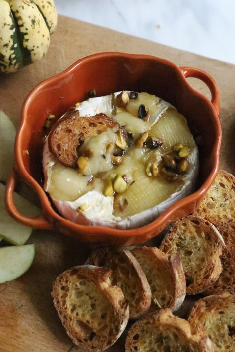 Autumn Baked Brie Recipe - Lemon Grove Lane Damn Delicious Baked Brie, Baked Brie Pumpkin, Hot Honey Pumpkin Baked Brie, Baked Brie With Caramelized Onions, Baked Brie Caramelized Onions, Fall Appetizers Easy, Baked Brie Recipes, Brie Appetizer, Brie Recipes