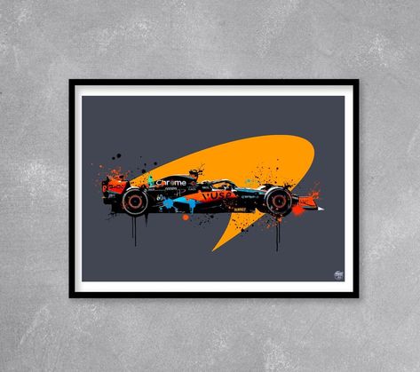 Lando Norris Print 2023 Mclaren F1 - Wall Art Poster Formula One Gift 1 Racing >> >>> Lando Norris 2023, 2023 Mclaren, F1 Artwork, Formula 1 Poster, Ferrari Poster, F1 Art, Canvas Photography, F1 Poster, Mclaren F1