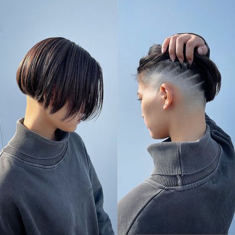 Women’s Faded Hidden Undercut Undercut Pixie For Thick Hair, Pixie For Thick Hair, Short Hair Hair Styles, Best Undercut Hairstyles, Hair Styles Short Hair, Styles Short Hair, Long Hair Highlights, Undercut Bob, Hair Styles Short