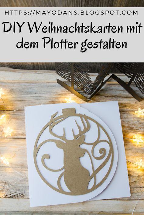 DIY Weihnachtskarten mit dem Plotter gestalten #diy #plotter #karten #weihnachten #Christmas #papier Silhouette Cameo Freebies, Pinterest Diy, Diy Cricut, Pop Up Cards, Xmas Decorations, Diy Paper, Inspirational Cards, Silhouette Cameo, Fun Diys