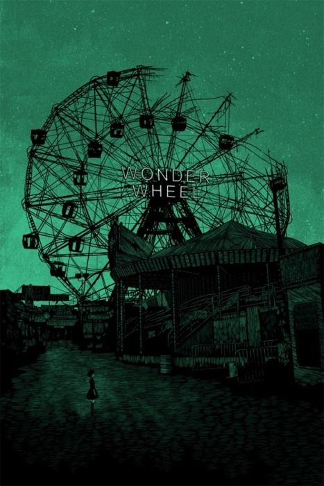 Wonder Wheel by Daniel Danger. Wonder Wheel, Green Sky, The Words, In The Middle, Ferris Wheel, The Middle, Dark Green, Wheel, Wonder