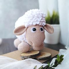 Mini Sheep Amigurumi Free Pattern, Baby Lovie, Crochet Farm, Crochet Farm Animals, Crochet Sheep, Crochet Panda, Amigurumi Animals, Crochet Unicorn, Crochet Elephant