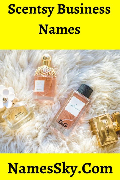 For a successful business establishment, the first thing you need to consider is giving your the name for scentsy business. Name is one of the primary things that your customers will see first and decide on whether they should visit your place or not. So coming up with appealing scentsy business names ideas is crucial. Check this blog for some cool ideas for making such names. @scentsy @scentedsatisfaction @scentsbymaria @go_perfume @brandbucket Scentsy Business Names Ideas, Scentsy Group Name Ideas, Scentsy Name Ideas, Perfume Store Name Ideas, Scentsy Business Names, Scented Candles Business Name Ideas, Perfume Shop Name Ideas, Scent Name Ideas, Perfume Business Name Ideas