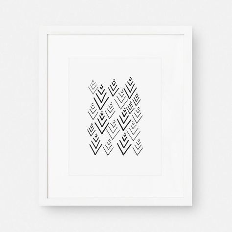 Created from a pen and ink drawing this winter inspired art print features an abstract Evergreen tree pattern in a minimalist black and white color palette. Black And White Color Palette, Black And White Art Print, White Color Palette, White Art Print, Fresh Color Palette, Minimalist Black And White, Abstract Pictures, Winter Inspired, Fresh Color