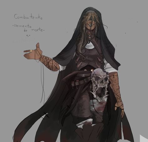 Creepy Dnd Character, Rouge Dnd Character, Supernatural Character Design, Paranormal Investigator Character Design, Occultist Character Design, Cult Leader Oc, Dnd Necromancer Art, Executioner Character Design, Goth Dnd Character