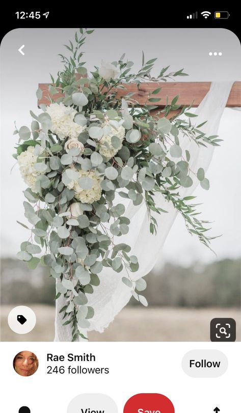 Wedding Arch Greenery, Greenery Wedding Decor, Summer Wedding Decorations, Wedding Ceremony Arch, Wedding Arch Flowers, Sage Wedding, Arch Flowers, Sage Green Wedding, Future Wedding Plans