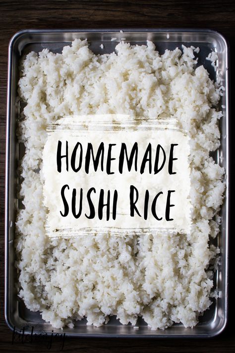 How Do You Make Sushi Rice, Sushi Meals, Easy Sushi Rice, Best Sushi Rice, Make Sushi Rice, Kinds Of Sushi, Sushi Rice Recipes, Sushi Vinegar, Rice Sushi