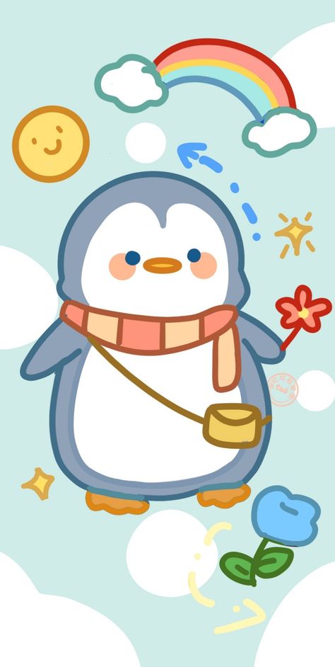 #sfondo pinguino #fondos#penguin Cute Penguin Wallpaper Iphone, Penguin Cartoon Wallpaper, Wallpaper Pinguin, Cute Penguin Wallpaper, Wallpaper Penguin, Penguins Wallpaper, Pinguin Illustration, Cute Penguin Cartoon, Penguin Wallpaper