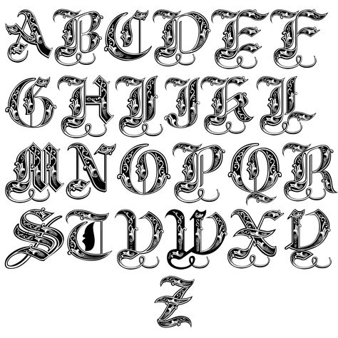 Royal Alphabet Free Stock Photo - Public Domain Pictures Royal Fonts Alphabet Letters, Royal Letters Fonts, Tattoo Lettering Alphabet Calligraphy, Royal Alphabet, Royal Font, Calligraphy Tattoo Fonts, Old English Alphabet, Tattoo Lettering Alphabet, Tattoo Fonts Alphabet