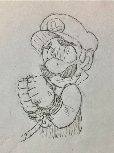 Mario Pauline Fanart, Luigi Cute, Luigi X Bowser Ship, Mario And Luigi Fanart, Mario X Luigi, Luigi Aesthetic, Luigi Drawing, Luigi X Bowser, Healer Tattoo