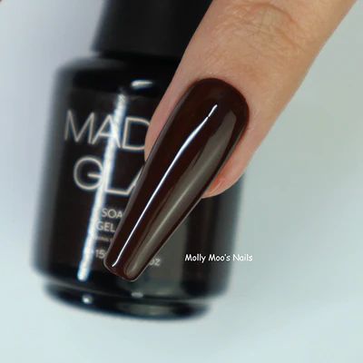 Stronger Together chocolate brown gel polish swatch from Madam Glam Madam Glam Gel Polish Swatch, Madam Glam Gel Polish, Brown Gel Polish, Madam Glam, Stronger Together, Chocolate Brown, Gel Polish, Boston, Nails