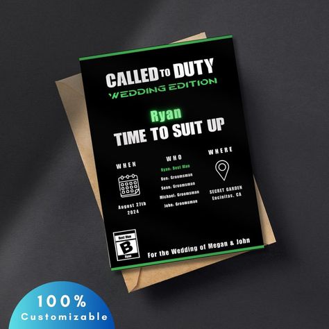 Groomsman Proposal, Best Man Gift, Groomsmen Proposal, Proposal Box, Suit Up, Color Box, Groomsman Gifts, Call Of Duty, Web Browser