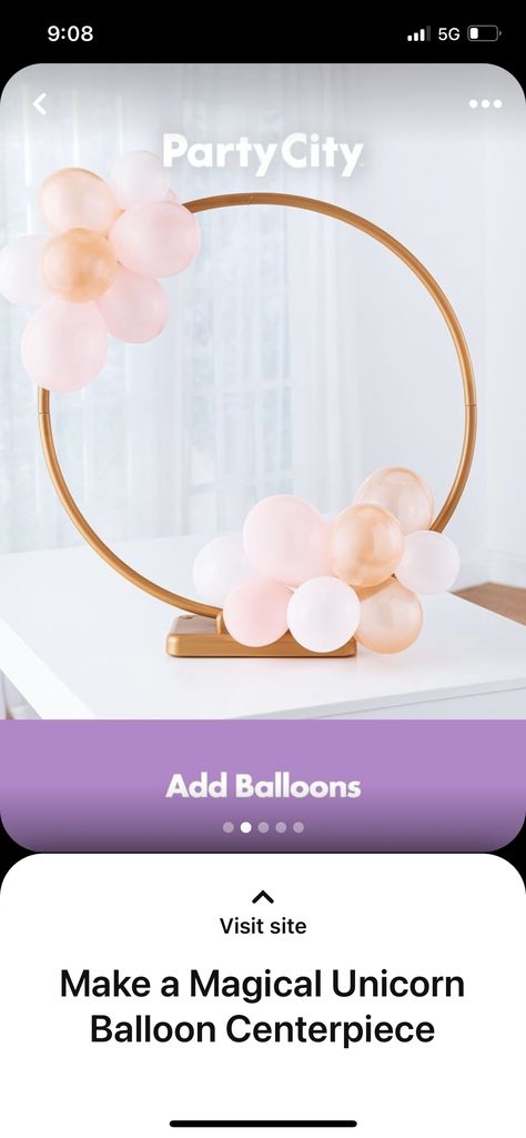 Balloon Centerpiece, 16 Balloons, Unicorn Balloon, Small Balloons, Balloon Centerpieces, Hula Hoop, Baby Shower Centerpieces, Magical Unicorn, Table Toppers