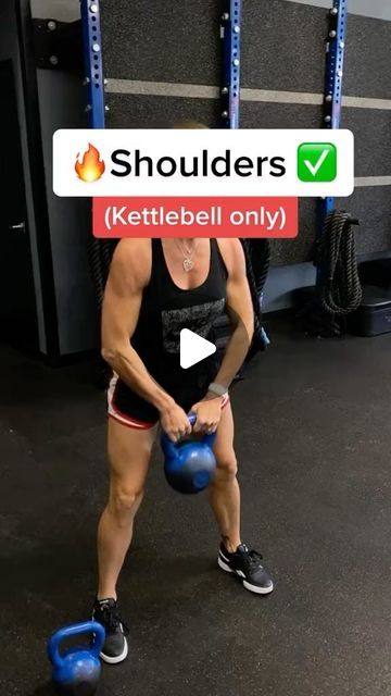 29K views · 1K likes | Andrew & Kate on Instagram: "Kettlebell shoulders upper body workout with Kate

📌Save for later and tag a friend. 

The Workout: 

15 upright row 
15 press 
10 up and over pushups 
8 single arm press each side 
2-5 rounds 
Take a 20/30 second break between exercises. 

Any ? Let me know. 

#bustostraining #fitnesstips #workouttips #abilene #personaltrainer #fitnesscouple #kettlebell #wod" Kettlebell Wod, Kettlebell Arm Workout, Upright Row, Fitness Plan, Kettlebell Workout, Fit Couples, Upper Body Workout, Body Workout, Arm Workout