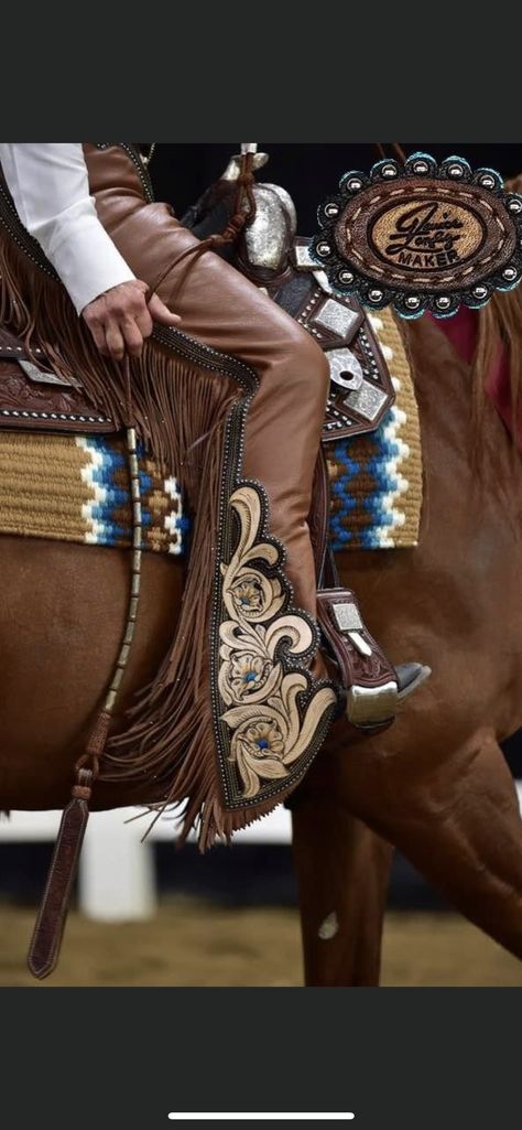 Rhett Eaton, Cowgirl Chaps, Cowboy Chaps, Horse Clothing, Western Chaps, Trajes Country, Ranch Riding, Riding Chaps, Leather Chaps