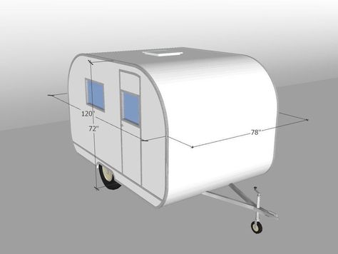 Diy Blueprints, Two Story Tiny House, Diy Travel Trailer, Diy Teardrop Trailer, Travel Trailer Floor Plans, Teardrop Trailer Plans, Shed With Loft, Camper Diy, Small Pickups