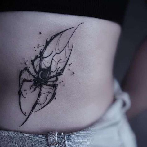 Spider Tattoo Ideas Female, Arm Spider Tattoo, Spider Tattoo For Women, Spider Tattoo Design, Spider Tattoos, Small Tattoos Ideas, Tattoos And Their Meanings, Tummy Tattoo, Spider Tattoo