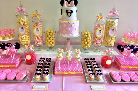 Cobalt Events Kids Birthday party: Minnie Mouse Dessert & Candy Table Minnie Mouse Treat Table, Minnie Mouse Sweet Table, Minnie Mouse Food Table, Minnie Mouse Cake Table, Minnie Mouse Dessert Table, Minnie Mouse Birthday Table Decorations, Minnie Mouse Snack Table, Minnie Mouse Candy Table, Minnie Mouse Dessert Table Ideas