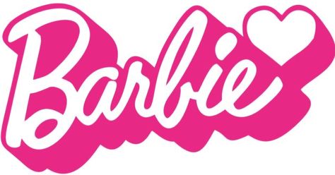 Barbie Emoji, Barbie Logo Printable, Barbie Logo Png, Barbie Branding, Barbie Topper, Barbie Notebook, Barbie Font, Barbie Png, Surf Cake