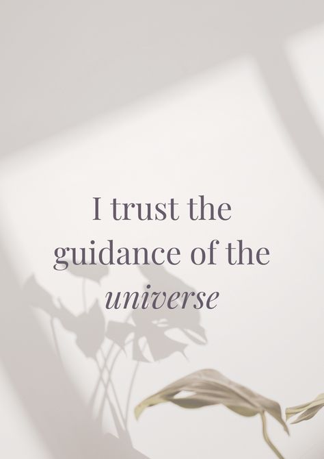 I trust the guidance of the universe. Follow your intuition and trust the path laid out for you. #TrustTheUniverse #SpiritualGuidance #Intuition  If you love my pins, make sure to follow for more creative content! 🌿📌 #FollowMe #PinterestFun Trust The Universe Quotes, The Universe Quotes, Ethereal Core, Trust In The Universe, Follow Your Intuition, Trust The Universe, Universe Quotes, Affirmations For Happiness, Creative Content