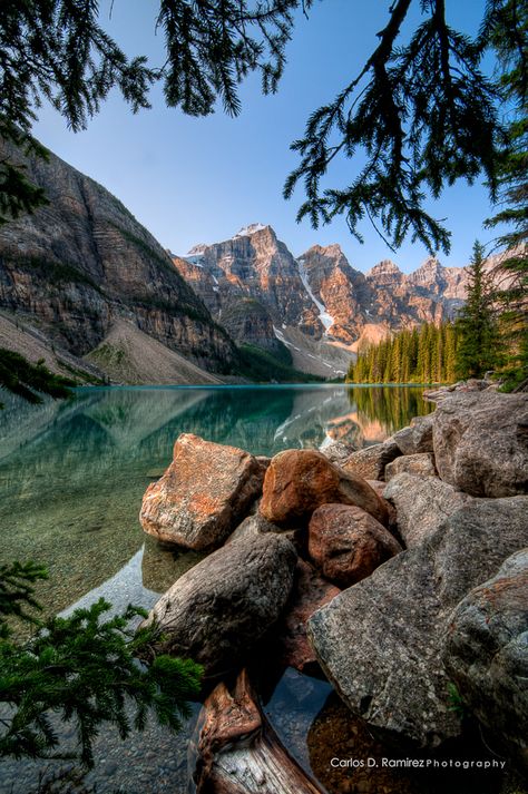 Nature Moraine Lake, Places In The World, Banff National Park, Mountain Lake, Beautiful Places In The World, Alam Yang Indah, Alberta Canada, Aruba, Barbados