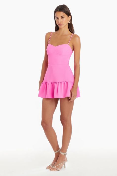 House Of Cb Short Dress, House Of Bc Pink Dress, House Of Cb Dresses Pink, Alabama Outfits, House Of Cb Black Mini Dress, House Of Cb Yellow Mini Dress, Cute Formal Dresses, Rush Outfits, Spring Refresh