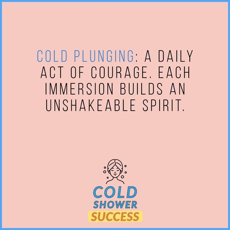 Follow @coldshowersuccess for more content and quotes about Cold Water Therapy, Wellness and Personal development. 💪❄️🩵 #coldshowersuccess #coldshowers #coldshower #icebath #coldplunge #motivationalquotes #makeitrough #30daycoldshowerchallenge #success #motivation #empowerment #selfesteem #successquotes #coldshowerbenefits #winnersmindset #discipline #confidence #antidepression #willpower #entrepreneurquotes #newentrepreneurs #lifechangingexperience #positivemind #exerciseaddict #genderequal... Cold Plunge Quotes, Cold Water Therapy, Water Therapy, Ice Baths, Counseling Resources, Cold Shower, Success Motivation, Positive Mind, Entrepreneur Quotes