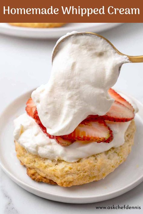 Best Whipped Cream Recipe, Fresh Cream Recipe, Homemade Whipped Cream Easy, Best Homemade Whipped Cream, Home Made Whipped Cream, Whip Cream Recipe, Whipping Cream Recipe, Homemade Whip Cream, Aip Paleo Desserts