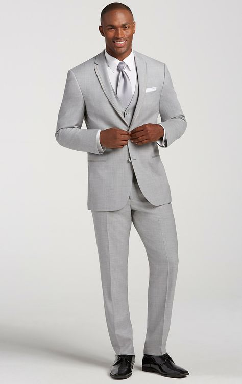 Light Grey Tuxedo Wedding, Light Grey Tuxedo, Grey Tuxedo Wedding, Beach Wedding Guest Attire, Gray Tuxedo, Light Gray Wedding, Grey Tux, Wedding Suits Men Black, Grey Tuxedo