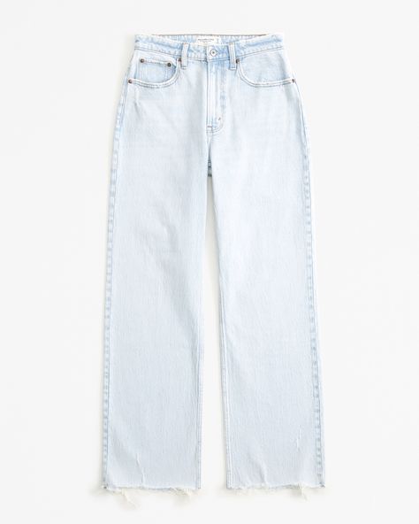 Women's Curve Love High Rise 90s Relaxed Jean | Women's Bottoms | Abercrombie.com High Rise 90s Relaxed Jean, Dressy Jeans, Outfit Inso, Abercrombie Jeans, Women's Bottoms, Love Jeans, Abercrombie And Fitch Jeans, Relaxed Jeans, Preppy Outfits