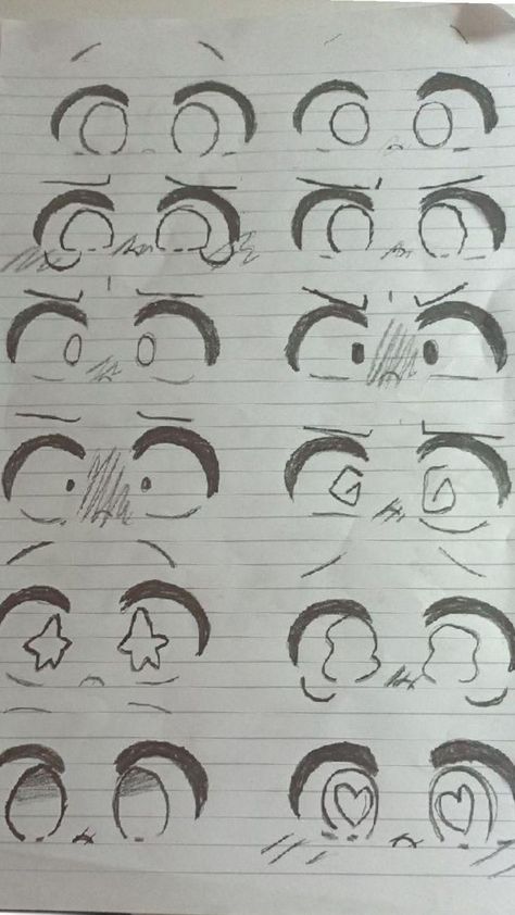 Easy Eye Drawing, Drawing Face Expressions, Cute Eyes Drawing, Some Drawings, Eyes Drawing, Creative Drawing Prompts, Easy Doodles, Sketches Tutorial, Sopot