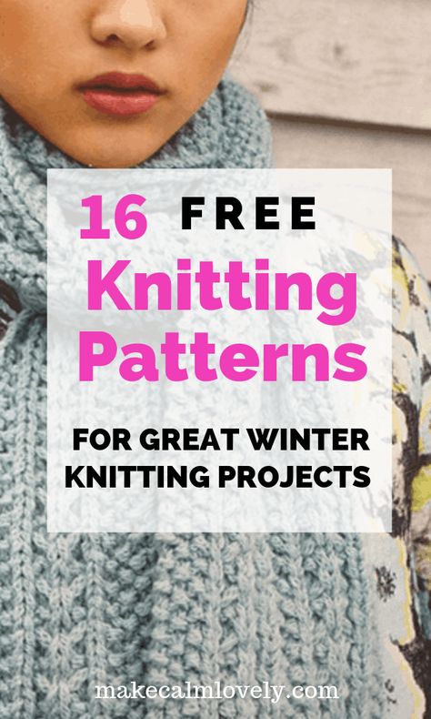 Easy Scarf Knitting Patterns, Free Knitting Patterns For Women, Winter Knitting, Advanced Knitting, Knitting Patterns Free Blanket, Knitting Patterns Free Sweater, Knitting Patterns Free Scarf, Beginner Knitting Patterns, Baby Cardigan Knitting Pattern