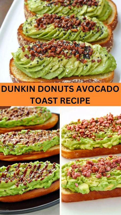 Dunkin Donuts Avocado Toast Recipe – Bite Blaze Dunkin Donuts Avocado Toast Recipe, Dunkin Avocado Toast Recipe, Dunkin Donuts Iced Coffee, Avocado Spread, Copy Cats, Avocado Toast Recipe, Toasted Bread, Mashed Avocado, Ice Coffee Recipe