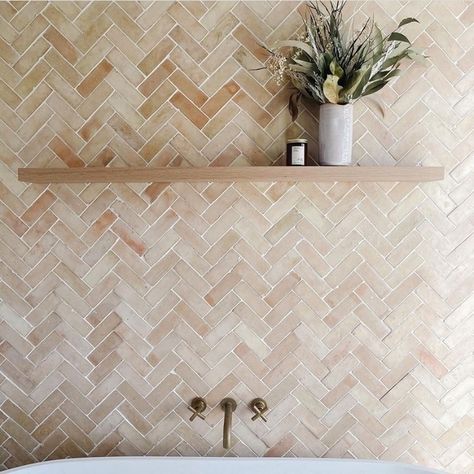 TILES OF EZRA on Instagram: “Textural, tonal and everything in between @the_bendigo_farmhouse⁠ ⁠ ⁠ ⁠ ⁠ ⁠ ⁠ #tiles #terrazzo #tile #kitchensofinstagram #terazzofloor…” Zellige Herringbone, Terrazzo Tiles Bathroom, Moroccan Kitchen Design, Moroccan Tile Bathroom, Terazzo Floor, Tiles Of Ezra, Earthy Bathroom, Moroccan Bathroom, Kitchen Splashback Tiles