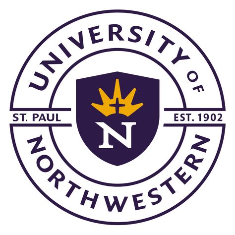 1902, University of Northwestern – St. Paul (Roseville, Minnesota) #Roseville (L15925) Academy Logo, College Parties, Saint Paul Mn, Northwestern University, Buy Local, College Prep, Houston Astros Logo, St Paul, Saint Paul